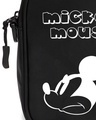 Shop Unisex Black Mickey Face Mini Printed Sling Bag