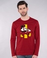 Shop Mickey Frames Full Sleeve T-Shirt (DL)-Front