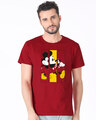 Shop Mickey Frames Half Sleeve T-Shirt (DL)-Front