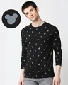Shop Mickey Full Sleeves AOP T-Shirt (DL)-Front