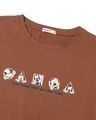 Shop Women's Brown Mickey Fun Friends Graphic Printed T-shirt