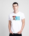 Shop Mickey Loud Half Sleeve T-Shirt (DL)-Front