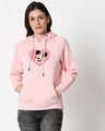 Shop Mickey Love Dots Hoodie Sweatshirt-Front