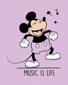 Shop Mickey Music Boyfriend T-Shirt (DL)-Full