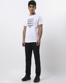 Shop Men's White Mickey Needs Minnie Typography T-shirt-Full