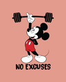 Shop Mickey No Excuses Full Sleeve T-Shirt (DL)-Full