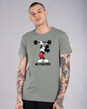 Shop Mickey No Excuses Half Sleeve T-Shirt (DL)-Front