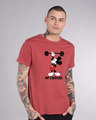 Shop Mickey No Excuses Half Sleeve T-Shirt (DL)-Front