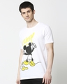 Shop Mickey Paint Half Sleeves T-Shirt (DL)-Front