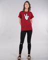 Shop Mickey Peace Boyfriend T-Shirt (DL)-Design