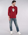 Shop Mickey Peace Full Sleeve T-Shirt (DL)-Design