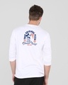 Shop Mickey Pizza Full Sleeve T-Shirt (DL) White-Design