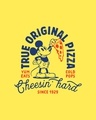 Shop Mickey Pizza Half Sleeve T-Shirt (DL) Pineapple Yellow