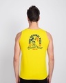 Shop Mickey Pizza Round Neck Vest (DL) Pineapple Yellow-Design