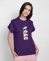 Shop Mickey Pop Block Boyfriend T-Shirt (DL)-Front