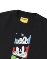 Shop Mickey Pop Block Fleece Sweatshirt (DL) Black