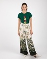 Shop Mickey Pop Blocks Half Sleeve Printed T-Shirt Dark Forest Green (DL)-Full