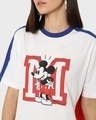 Shop Mickey Printed Color Block Oversized Dress