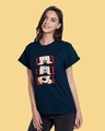 Shop Mickey Roll Boyfriend T-shirt (DL)-Front