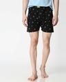 Shop Mickey silhouette AOP Boxer Printed (DL)-Front