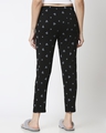 Shop Women's Black Mickey Silhouette All Over Printed Pyjamas-Full