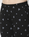 Shop Women's Black Mickey Silhouette All Over Printed Pyjamas