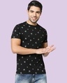 Shop Mickey Silhouette Half Sleeves AOP T-Shirt(DL)-Front