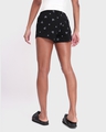 Shop Women's Black All Over Mickey Printed Shorts-Design