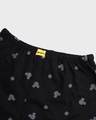 Shop Women's Black All Over Mickey Printed Shorts