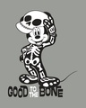 Shop Mickey Skeleton Boyfriend T-Shirt (GID) (DL)