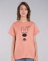 Shop Mickey Sleepy Boyfriend T-Shirt (DL)-Front