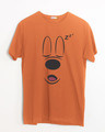 Shop Mickey Sleepy Half Sleeve T-Shirt (DL)-Front