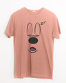 Shop Mickey Sleepy Half Sleeve T-Shirt (DL)-Front