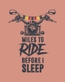 Shop Miles To Ride Half Sleeve T-Shirt