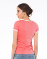 Shop Millennial Pink-White Ringer T-Shirt-Design