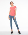 Shop Millennial Pink-White Ringer T-Shirt-Full