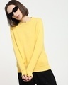 Shop Women's Yellow Sweater-Front