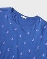 Shop Minimal Anchor Half Sleeves AOP T-Shirt