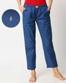 Shop Minimal AOP Blue Women's Pyjamas