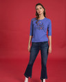 Shop Minimal Girl Power Round Neck 3/4th Sleeve T-Shirt-Design