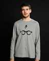 Shop Minimal Harry Potter Full Sleeve T-Shirt (HPL)-Front