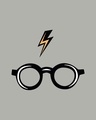 Shop Minimal Harry Potter Half Sleeve T-shirt (HPL)-Full