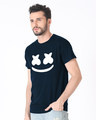 Shop Minimal Marshmello Half Sleeve T-Shirt-Design