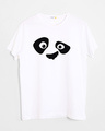 Shop Minimal Panda Half Sleeve T-Shirt-Front