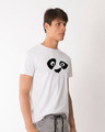 Shop Minimal Panda Half Sleeve T-Shirt-Design