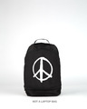 Shop Minimal Peace Small Backpack-Front
