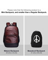 Shop Minimal Peace Small Backpack