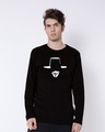 Shop Minimal V Full Sleeve T-Shirt-Front