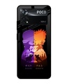 Shop Minimalist Anime Premium Glass Case for Poco X4 Pro 5G(Shock Proof, Scratch Resistant)-Front