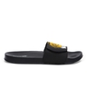 Shop Women's Black Minions Splash Adjustable Velcro Sliders-Design